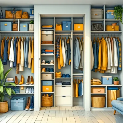 Как организовать хранение вещей: Полный гид для занятых семей и владельцев маленьких квартир